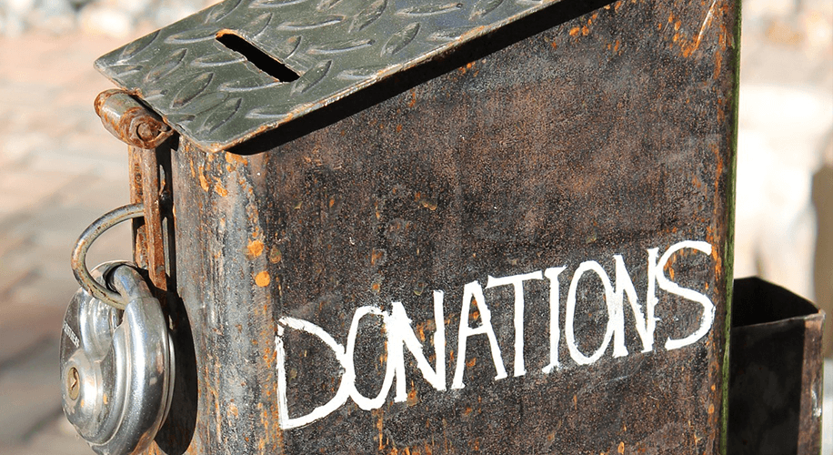Antique Donations box